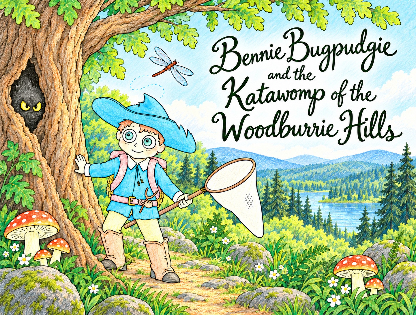 Cover of Bennie Bugpudgie and the Katawomp of the Woodburrie Hills